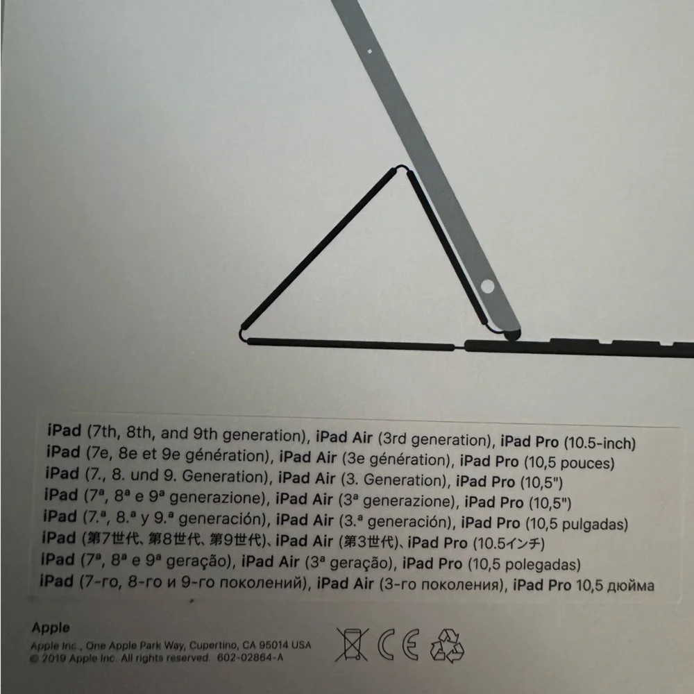 Apple brand typing new
